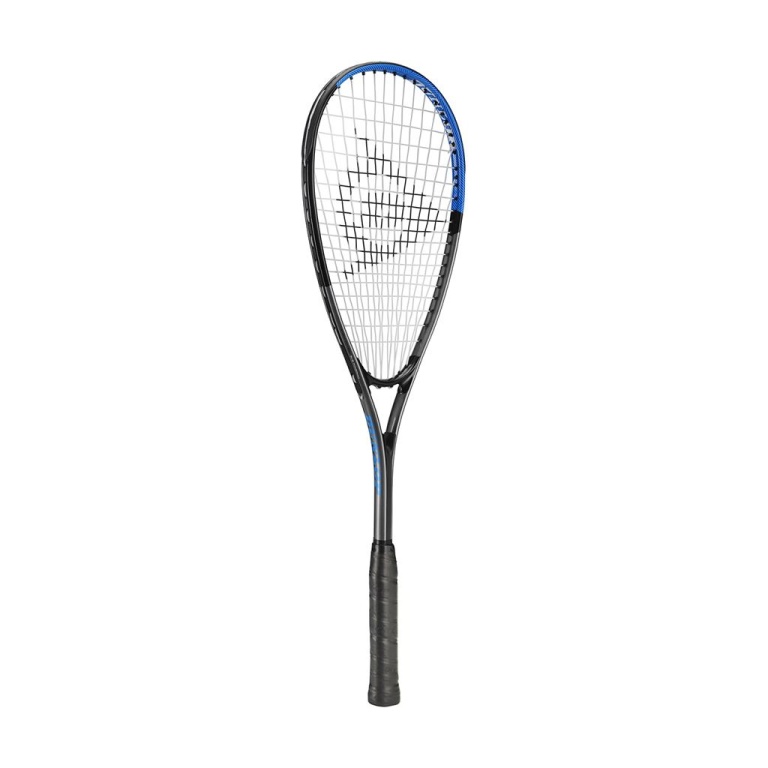 Dunlop Rakieta do squasha Sonic Lite Ti (195g/z ciężarem na uchwycie/dla początkujących) szara - naciągnięta -